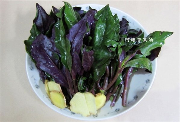 苦茶油炒红凤菜(又称红菜/补血菜)
